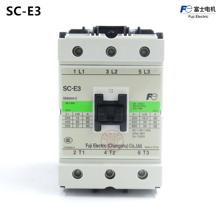 Original Changshu Fuji AC Contactor SC-E3 220V380v110v