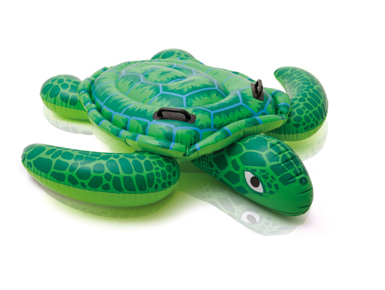 INTEX children's inflatable mount 57524 small turtle mount ride water toy water mount