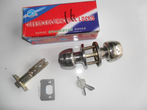 Door lock household universal spherical door lock ordinary door lock indoor powder room door lock with key