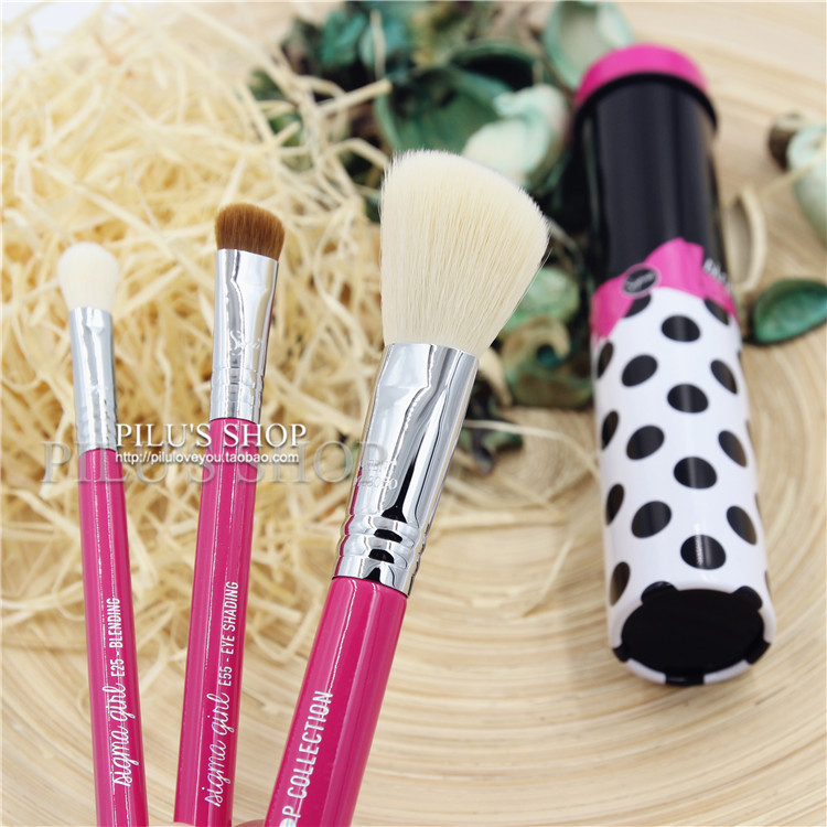 现货包邮官方授权皮鲁美国sigma正品化妆刷3支套刷color pop