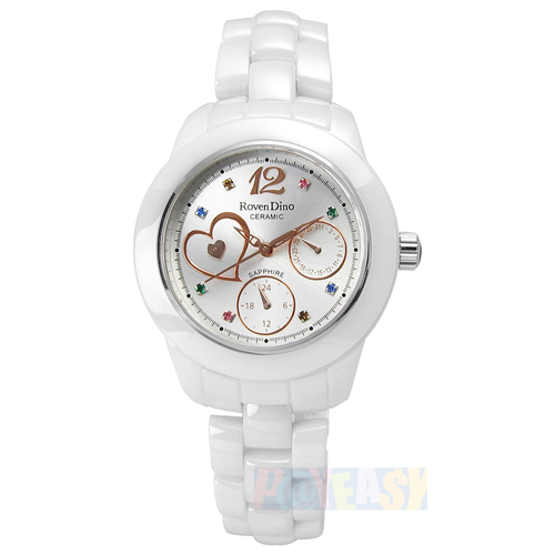 台湾官网直邮进口罗梵迪诺 Roven Dino / RD686 钻漾爱恋 三环显