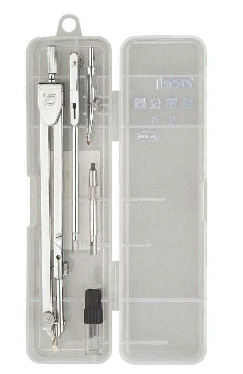 Able 8604 Drawing kit of five sets of metal material drawing compasses plotter