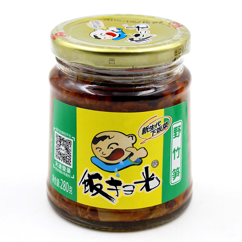 【天猫超市】四川特产饭扫光下饭菜280g饭扫光野竹笋 家常开胃菜