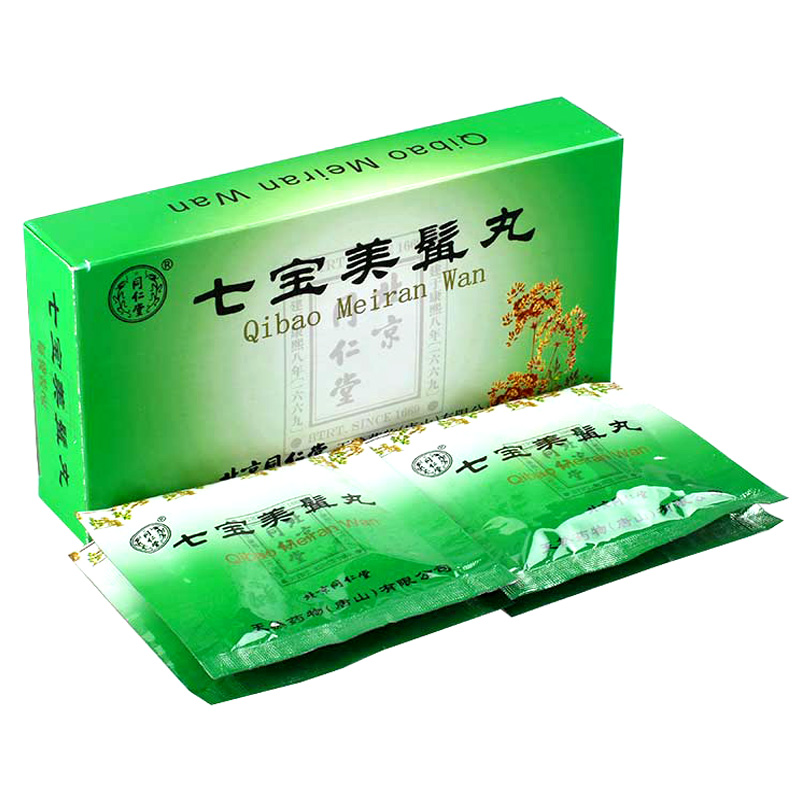 同仁堂 七宝美髯丸 6g*10袋/盒