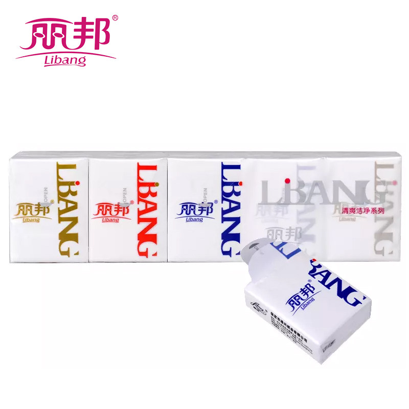 【天猫超市】丽邦手帕纸 2层10片10包/条210mm*210mm 小包纸巾