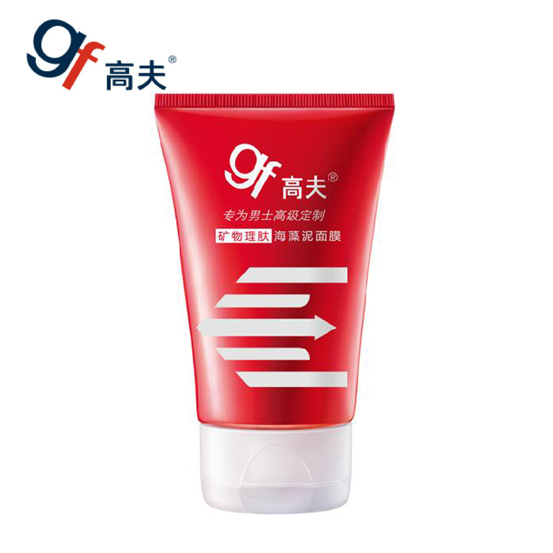 高夫GF矿物理肤海藻泥面膜120g 控油深层净化收细毛孔男士护肤