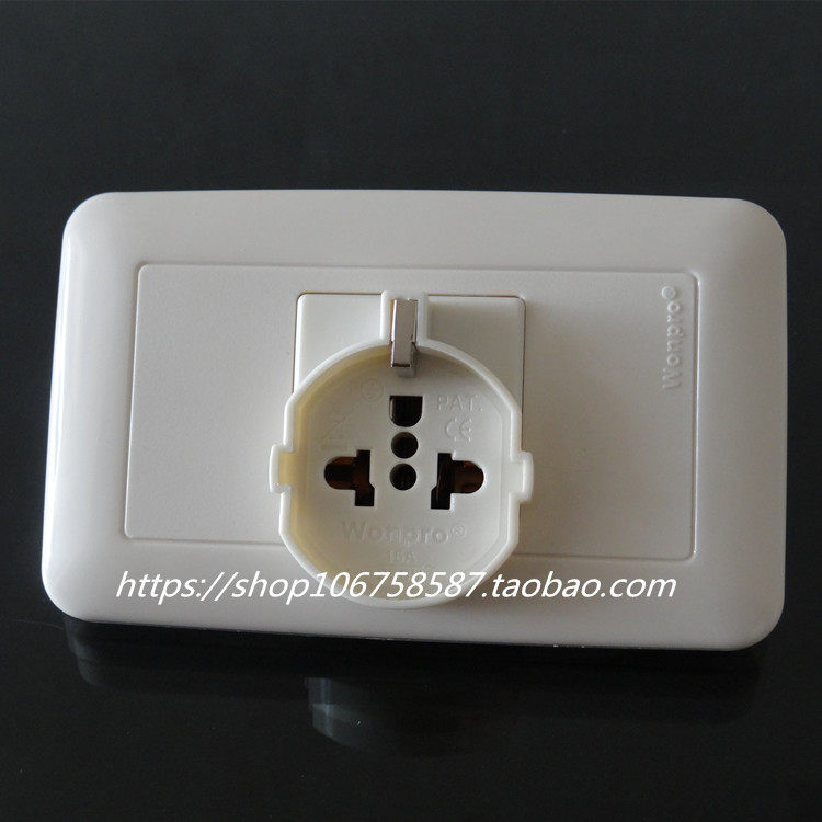 Smooth WF - 1 RGF 1 - bit board 16A USS 118 series assembly line power outlet