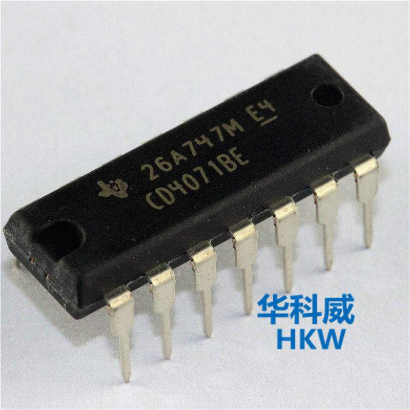 New original CD4071 CD4071 CD4071BE DIP14 DIP14 chip four 2 input end or door