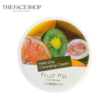 The Face Shop/菲诗小铺草本水果卸妆霜 深层卸妆洁面膏135g 温和