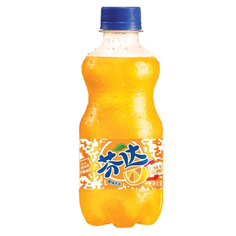【天猫超市】芬达橙味汽水300ml/瓶 橙味碳酸汽水可口可乐出品