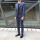 Fan quý ông 2017 thời trang mới England ya 痞 nam hoang dã phiên bản Hàn Quốc giản dị của họa tiết Slim suit phù hợp với thủy triều áo vest nam Suit phù hợp