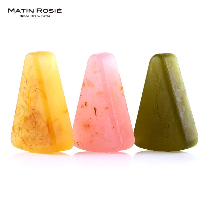 玻尿酸橙花玫瑰果黑茶精油手工皂 滋润保湿洁面皂