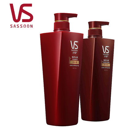 沙宣洗发水修护水养洗发露750ml+护发素750ml 洗护套装 正品免邮
