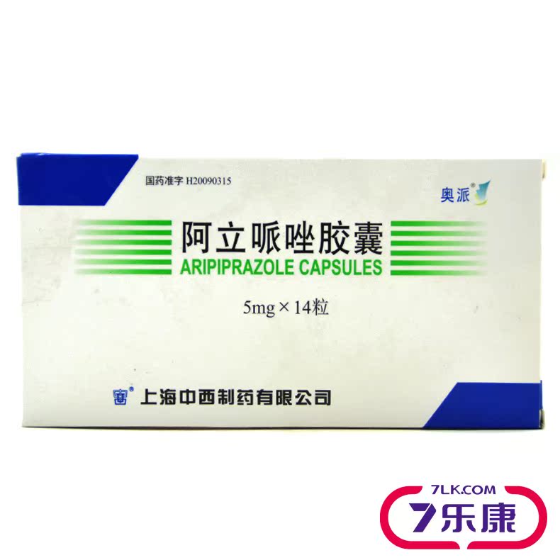 奥派 阿立哌唑胶囊 5mg*14粒/盒