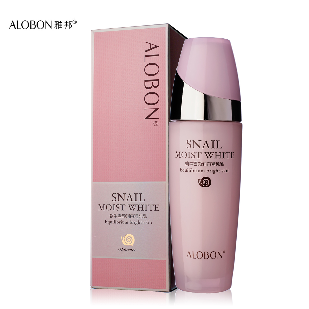 AloBon/雅邦蜗牛雪颜润白精纯乳100ml化解暗沉 均匀肤色 润肤保湿