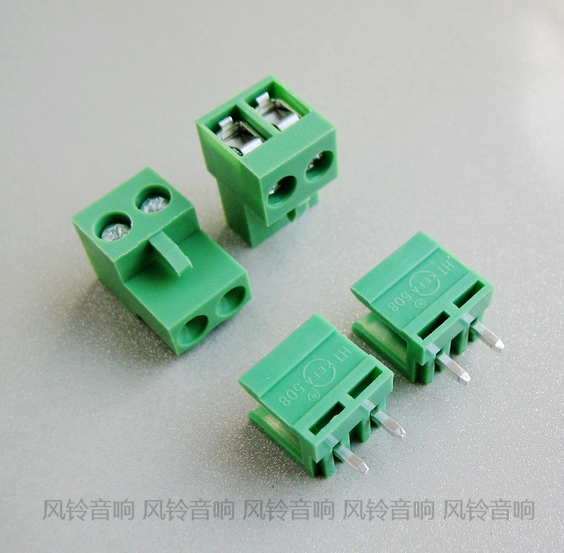 HT5 08 Plug-in 2P Terminal Block UL and CE Certification Spacing 5 08(5 0)