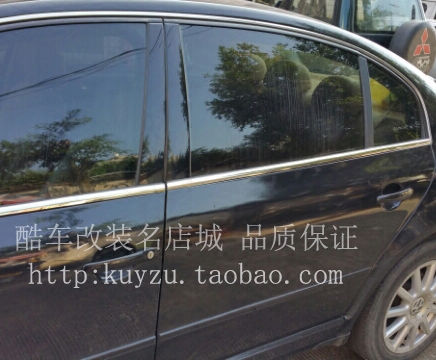 Old Passat alight window decorated bar Passat B5 Decorative Bright Strips of glass stainless steel Outer layering retrofitting-Taobao