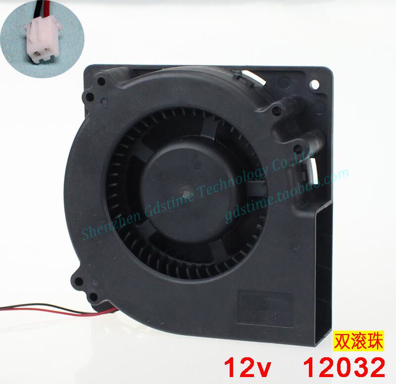Double ball DC12V 120MM 12cm cm cm turbo blower car cushion air cooler