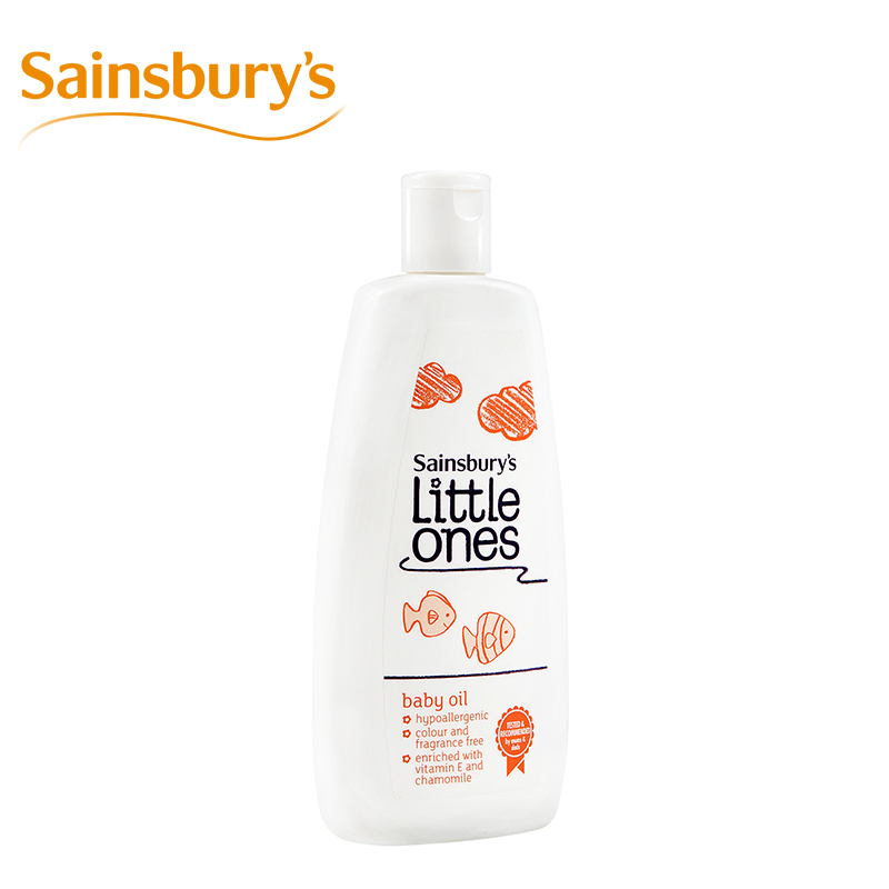 英佰瑞 Sainsbury's婴儿温和护肤油 润肤身体油300ml 英国进口19a