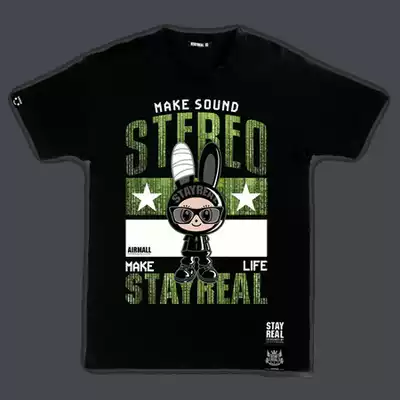 Not Stayreal limited 500 pieces cool black rabbit 2014 Taiwan store Qing T