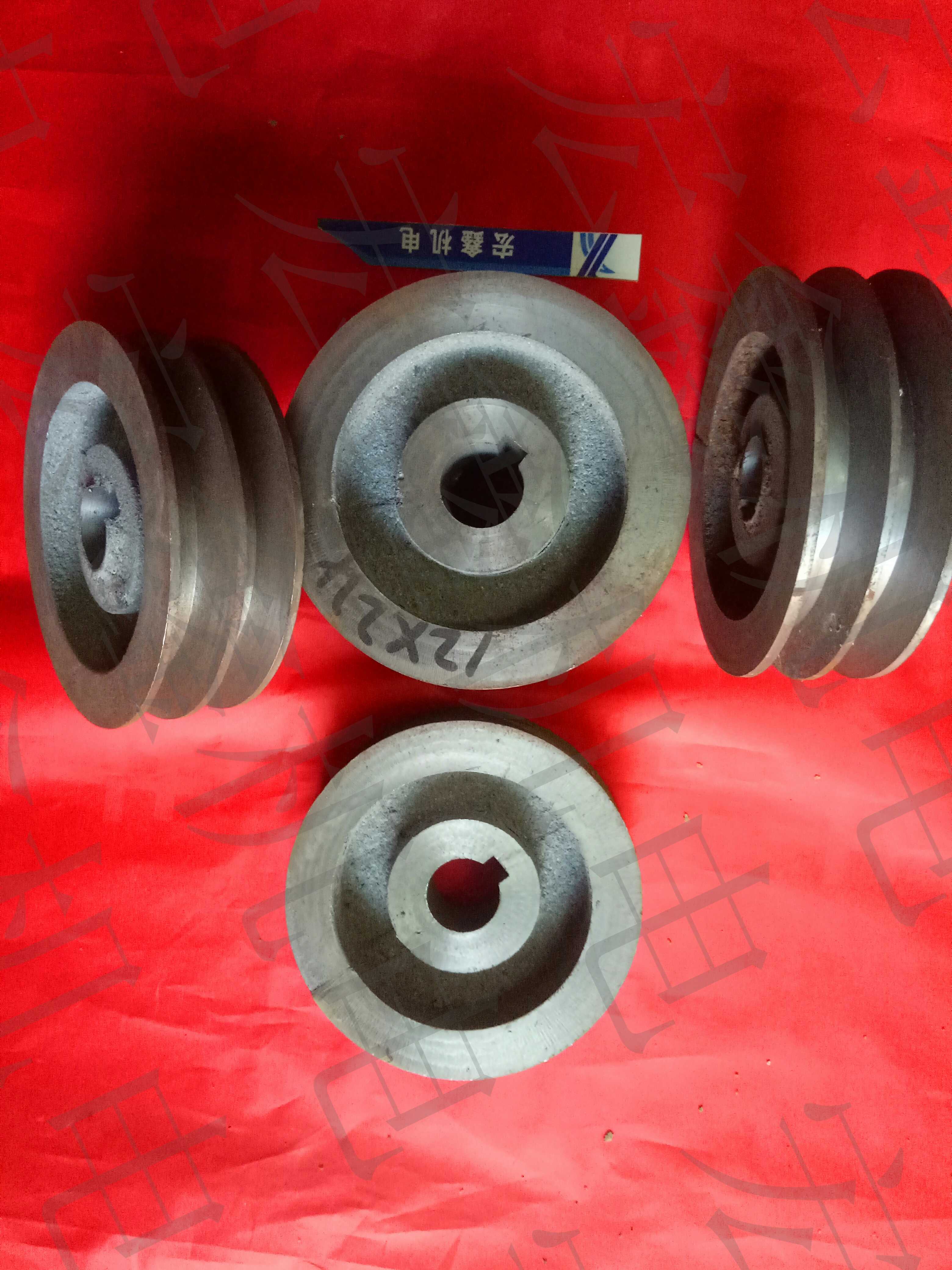 Triangle belt wheel Cast iron motor belt disc B type double slot 2B diameter 60 - 250mm (flat) manufacturer
