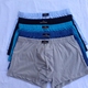 Đồ lót nam kích thước lớn Đồ lót màu đỏ nam boxer cotton mid-old Đồ lót cũ ông già béo cha quần sịp lưới nam Nam giới