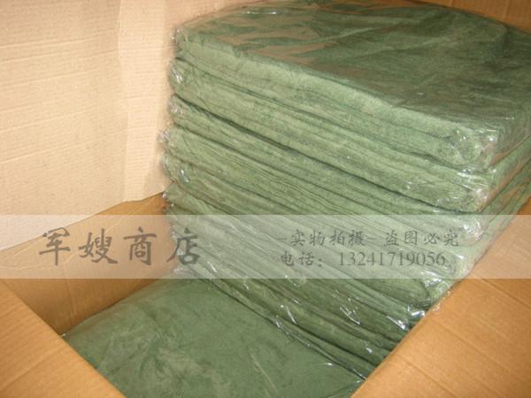 Solid color green towel quilt cotton blanket air conditioning by spring and autumn quilt