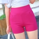 Quần short cạp cao bó sát đáy quần nữ mùa hè và mùa đông co giãn an toàn quần chống dáng size lớn 2018 mới xuân - Quần short quần sooc da nữ kết hợp với áo gì Quần short