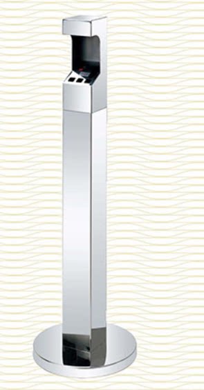 Shunnan Hotel smoking room stainless steel European-style ash column extinguishing column cigarette butt barrel vertical ashtray ashtray ash cup