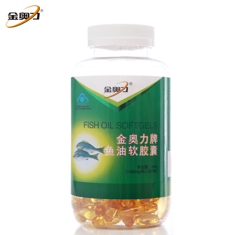 金奥力牌鱼油软胶囊 1000mg/粒*300粒