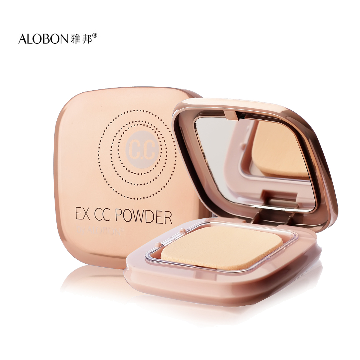 AloBon/雅邦纯美修颜CC粉饼14g遮瑕 保湿  隔离 定妆