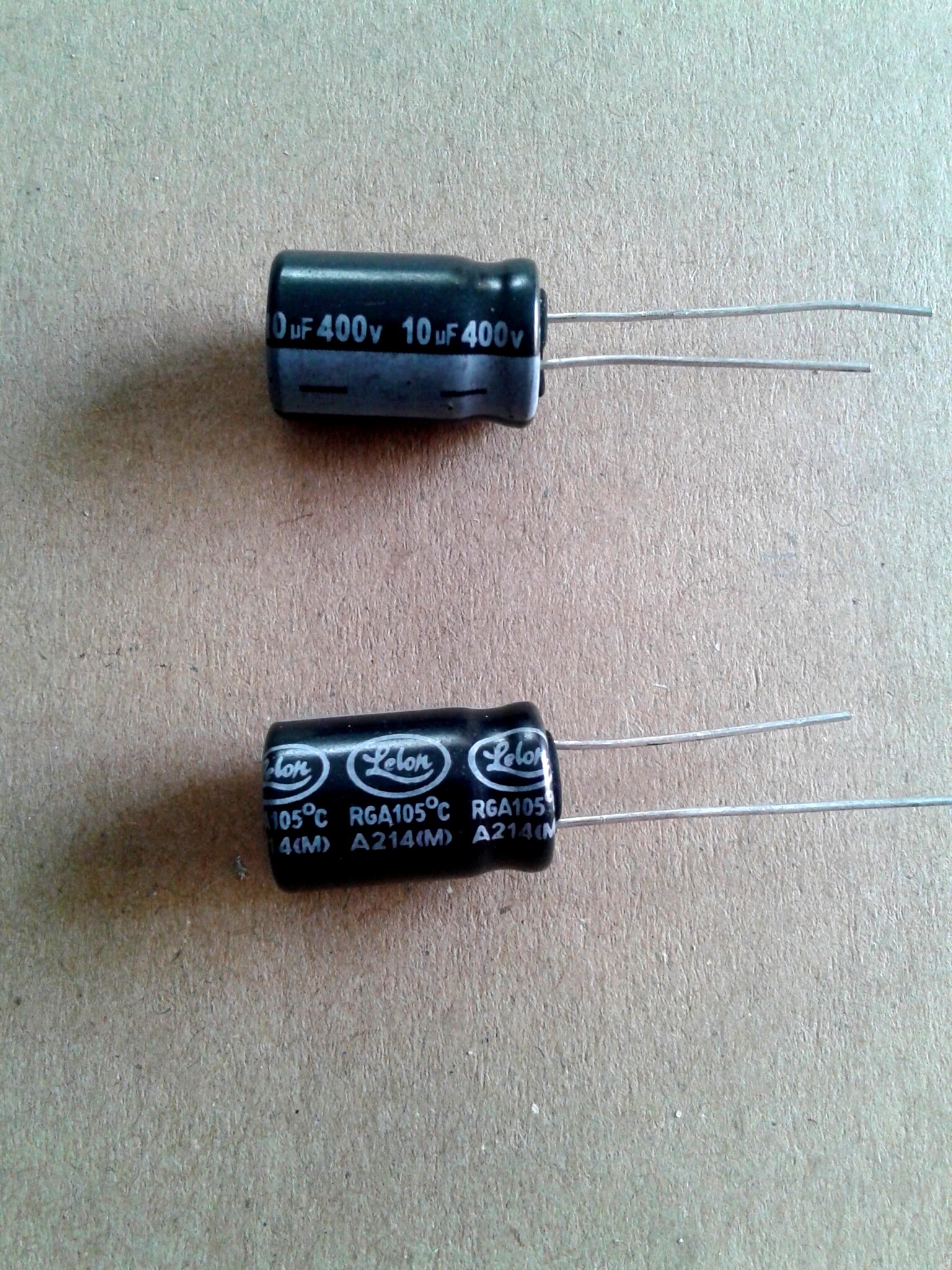 400V 10UF electrolytic capacitor power filtering capacitive table high frequency 10 * 16105 degrees