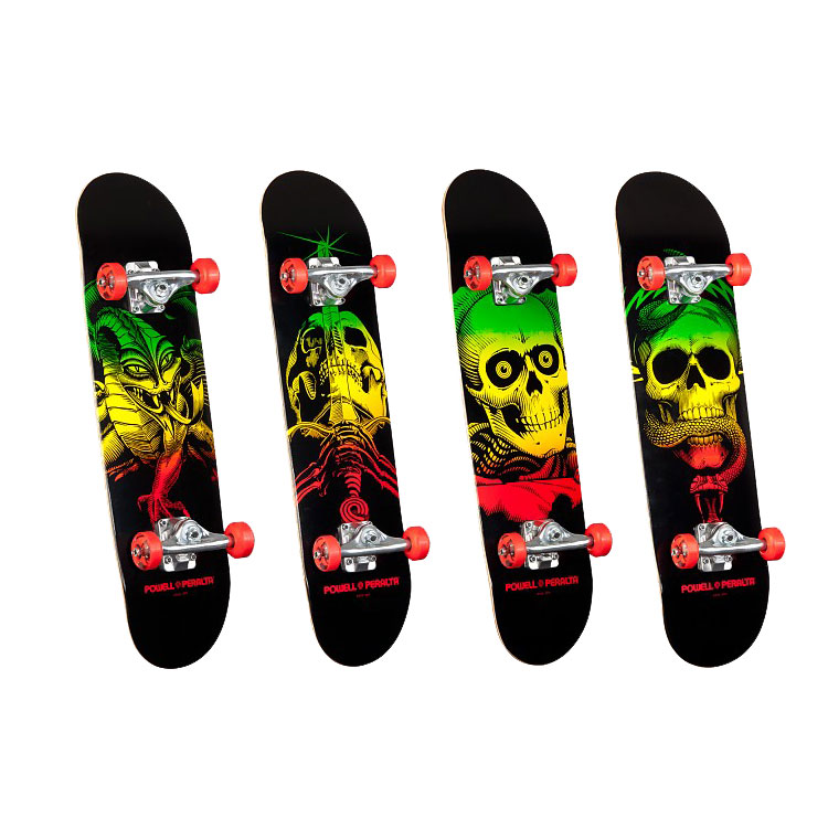 Export USA original single Powell Peralta skateboard whole board double teething 7 5 red wheel special sale