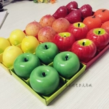 Apple, реалистичная свеча, лимонная клубника без запаха на день Святого Валентина, подарок на день рождения