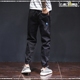 Phù hiệu thương hiệu Tide gốc overalls nam mùa thu và mùa đông quần thể thao nam Quần mỏng