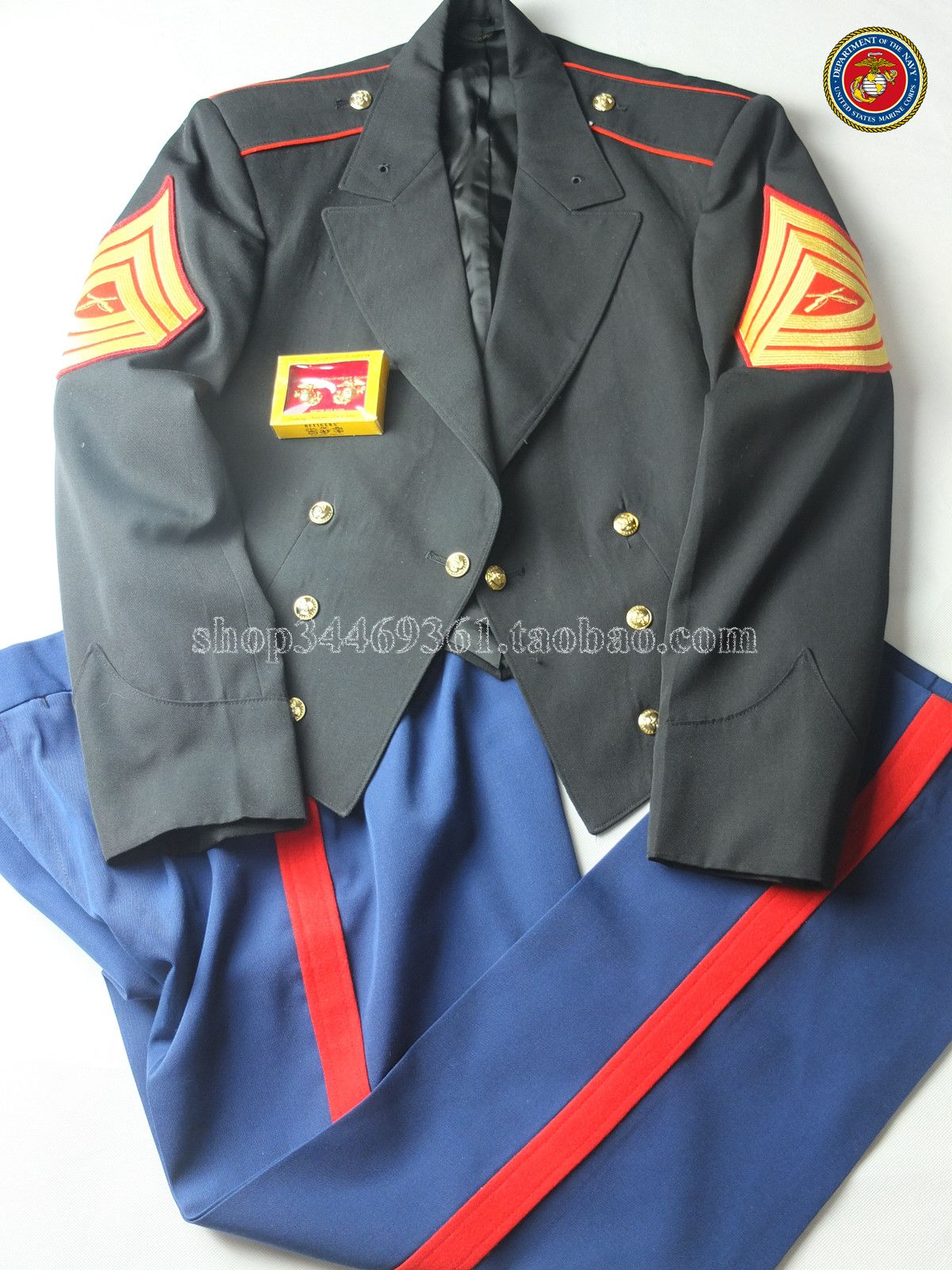 USMC U.S. Marine Corps Second Class Professional Sergeant Major Evening Gown Large Set 41S+33R