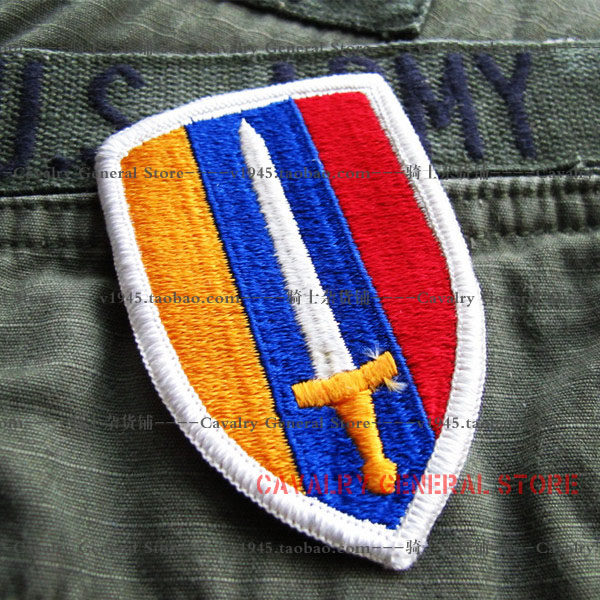 Vietnam War American Public Hair Original Products Land Monarch Vietnam Command arm Chapter M65OG107TCU Jedi