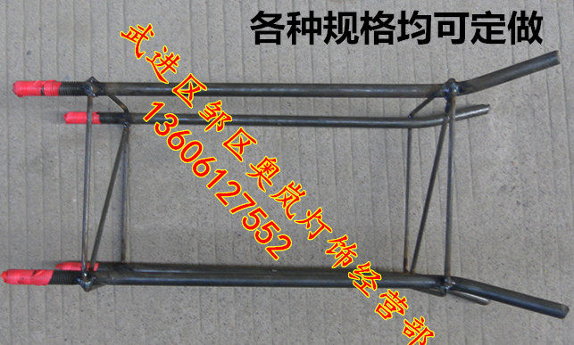 Monitoring Pole Embedded Parts Street Light Pole Ground Dragon Garden Light Pole Base Monitoring Pole Lamp Accessories