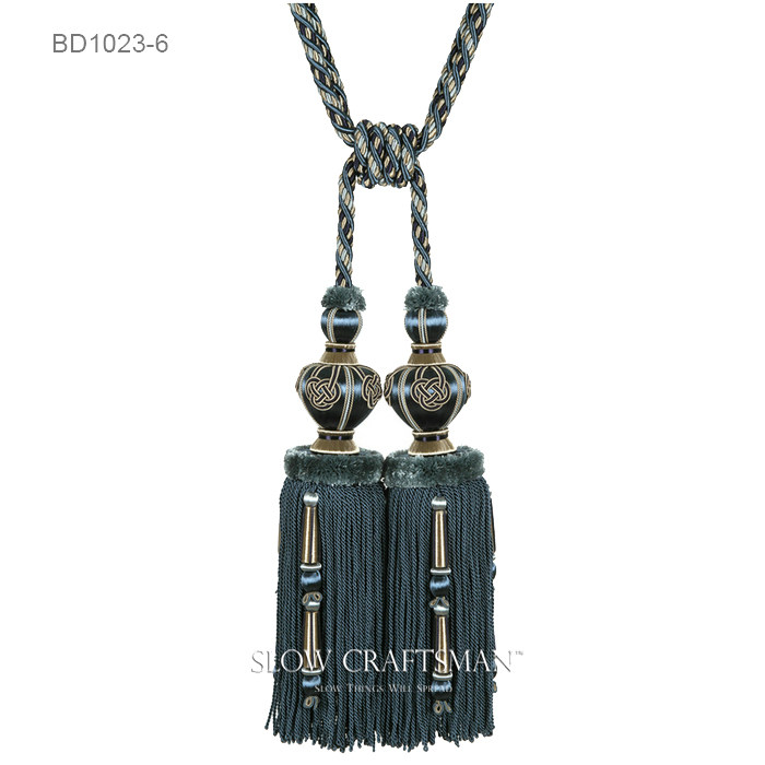 SLOW CRAFTSMAN exported to Europe Lumina series retro European handmade curtain tassel pendant ear