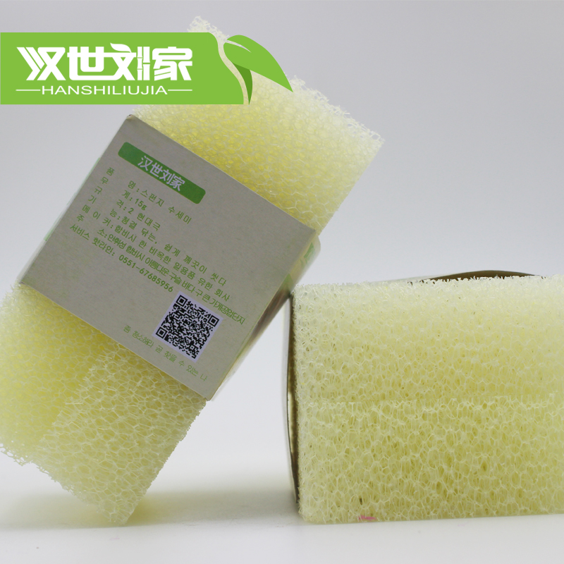 正品韩国胶粒刷碗海绵 仿丝瓜刷锅海绵 洗碗巾洗碗布 2个装