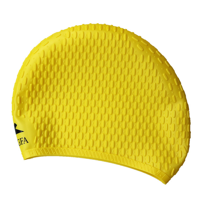 Hair Drop Swimming Cap Comfortable Waterproof Silicone Head Large Hat