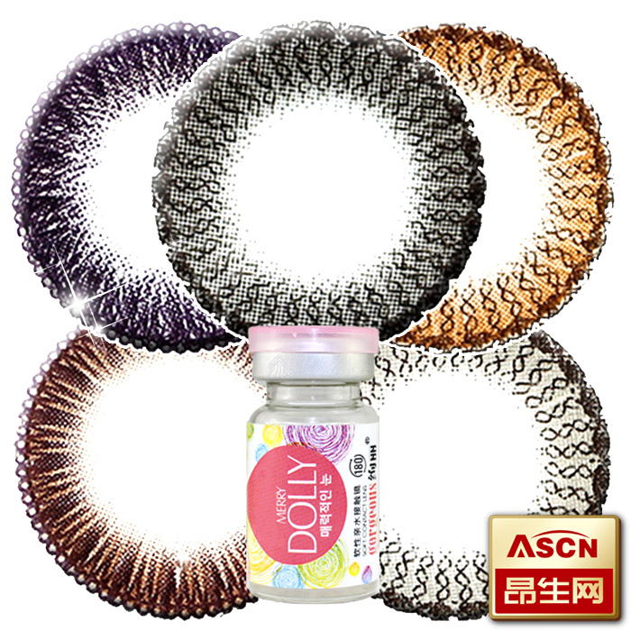 买2送3  韩国美瞳半年抛 标准大小直径彩色隐形近视眼镜1片装TF