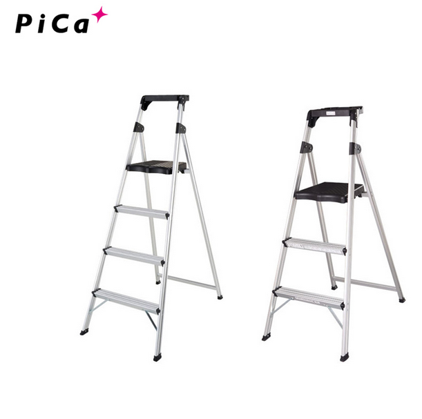 Japan PICA aluminum alloy thickened folding ladder three-step ladder four-step ladder herringbone ladder step table MFT-4F