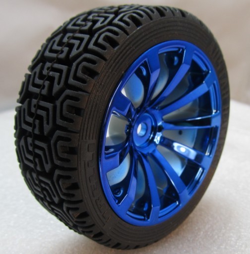 65mm Tire Robot with 1:10 Smart Wheel Model Quality Tire Trolley Big Friction Wheels