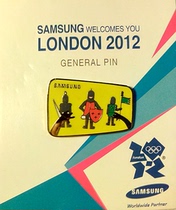 2012伦敦奥运会徽章 赞助商徽章 三星英伦风格徽章 F