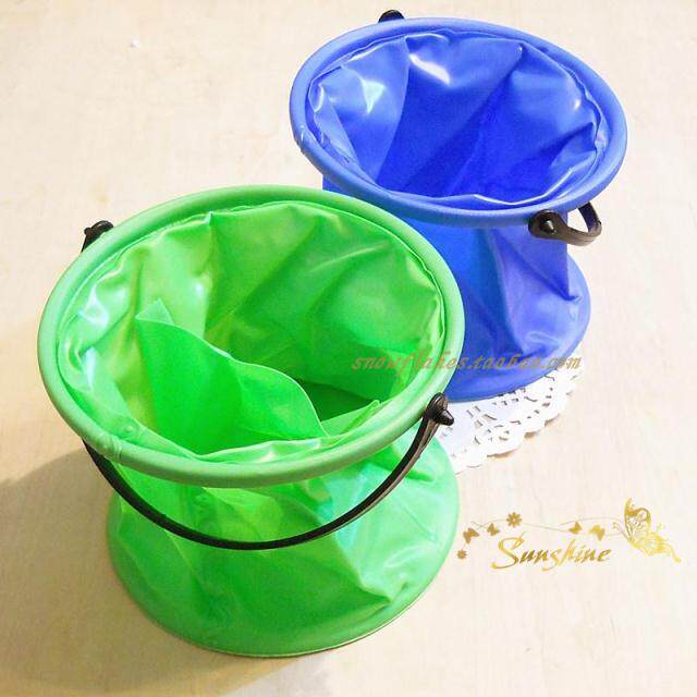 2020 new quality plastic students Wash Pen Barrel Large Size Shrink Bucket Extension Folding Fold Out to Write a Portable