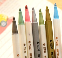 10 pieces of special STA 3330 paint pens for photo albums metallic color pens and paint pens