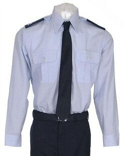 American direct mail New American made public hair Jun edition Propper American air Jun uniform shirt men's long sleeve light blue