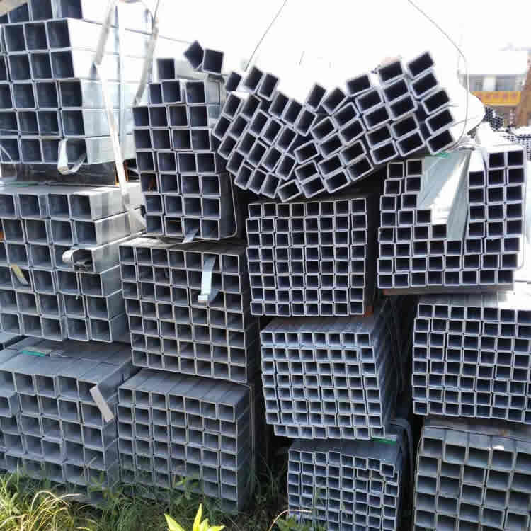 Hot dip galvanized square tube 30*30 40 50 60 75 80 100 120 150 200mm rectangular tube galvanized tube