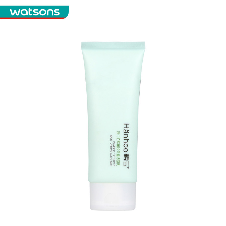 【屈臣氏】韩后源生竹萃畅饮保湿洁面乳100克 洗面乳 洗面奶